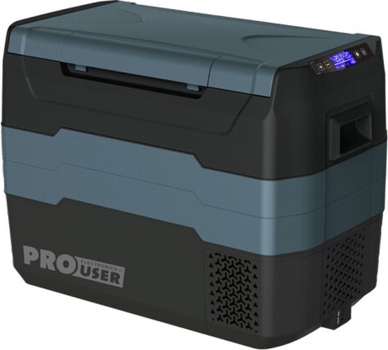 Pro User CoolX 40 elektrische compressor koelbox met digitaal display, ideaal voor kampeervakanties en roadtrips